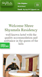 Mobile Screenshot of hotelshyamalashimla.com